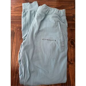 Alphalete Infinity Tech Jogger Pants, Men’s Size M, Blue